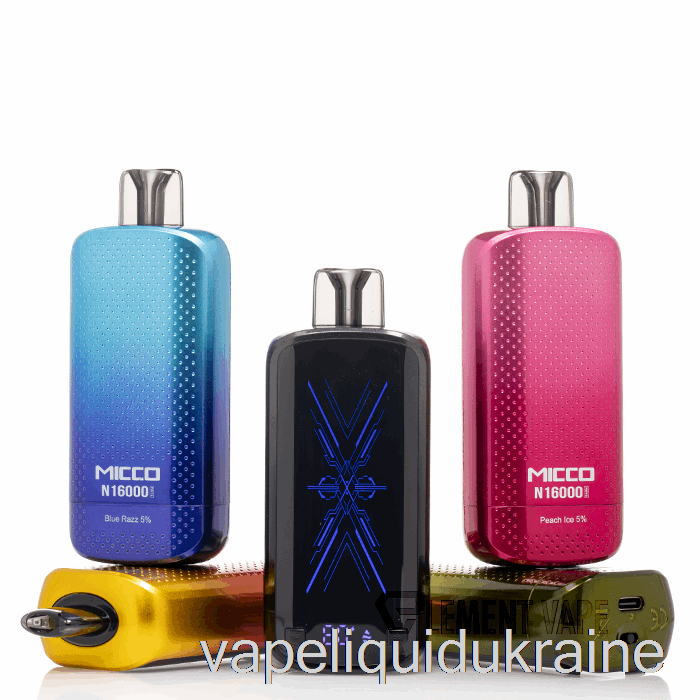 Vape Liquid Ukraine Horizontech Micco N16000 Disposable Strawberry Kiwi